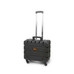 Valise porte-outils en polypropylène avec 4 roues pivotantes 
- valise parfaite pour le transport aerien
- 2 bacs de rangement
- serrure homologuees tsa avec cle