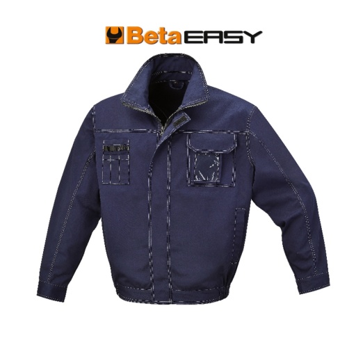 Veste de travail en T/C twill, 245 g/m2, bleu