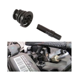 Concu pour une utilisation avec une douille porte embout 6.35mm application moteur vag 2.0 4 cyl tdi gen iii - golf mm vii (7). audi. seat
leon 2013<
équivalent au code constructeur t10549
le memm bouchon est present pour boucher un trou pour la distribution sur la couverture de l'arbre à doubles cames sur les derniers 1.6 and 2.0
