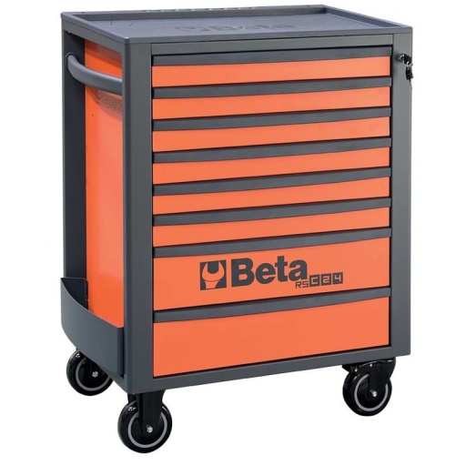 Servante mobile avec 8 tiroirs RSC24/8 Full Orange