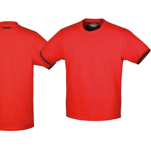 T-shirt de travail, 100% coton, 150 g/m2, rouge