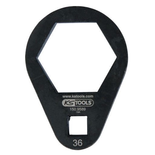 Cl&eacute; &agrave; douille m&acirc;le 3/8''  extra plate 36&nbsp;mm