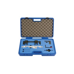 Ce jeu d'outils a ete concu pour verifier. ajuster et regler le calage de l'arbre a
cames et deposer/remplacer la chaine de distribution. le jeu comprend égalment
la plaque vanos qui est necessaire pour mettre le capteur vanos dans sa position
correcte et l'outil d'alignement necessaire pour regler l'arbre d'équilibrage.

- applications:
série 1 - e81/82/87/88 (06-12)
série 3 - e90/91/92/93 (06-12)
série 5 - e60/61 (07-10)
codes moteurs:
n43 b16a/aa. n43 b20a. n43 b20aa. n43 b20ay. n43 b20ko. n43 b20uo 2006 seulement
pour moteurs actuels (2012) à entraînement par chaine