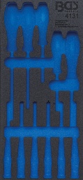 Insert en mousse robuste de très bonne qualitéDimensions : 189 x 408 x 32 mmConvient pour toutes les servantes d'atelier BGSConvient pour art. 4131