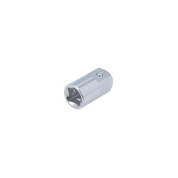 Adaptateur multiplicateur carré de 3/4" à 1", pour permettre aux accessoires et douilles à carré de 1" d'être utilisés avec des barres de force et cliquets à carré de 3/4". 
En acier au chrome-vanadium avec une finition polie et doté d'un roulement à bille sur ressort pour le maintien sûr de la douille.

Multiplicateur : carré de 3/4" (F) à 1" (M).
En chrome-vanadium (50bv30).
Finition miroir placage chrome.
Avec roulement à bille sur ressort pour le maintien sûr de la douille.
Également disponibles : cardan à carré de 3/4" (référence 8776), clé à douille en L à carré de 3/4" (8778).
