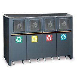 Meuble d'atelier recyclage 4 compartiement plateau inox C45PRO RD/X
Créez votre propre station de recyclage dans l'atelier !
La solution idéale pour la collecte sélective des déchets (verre, papier, plastique...)
- Structure en tôle solide complète avec 4 conteneurs à porte basculante pour collecter les déchets séparément
-Chaque conteneur est équipé de :
un panier en plastique amovible, capacité 25 litres
4 roues pivotantes 60 mm
-Kit de 4 autocollants colorés inclus dans le packaging
-Équipé de pieds réglables verticalement
