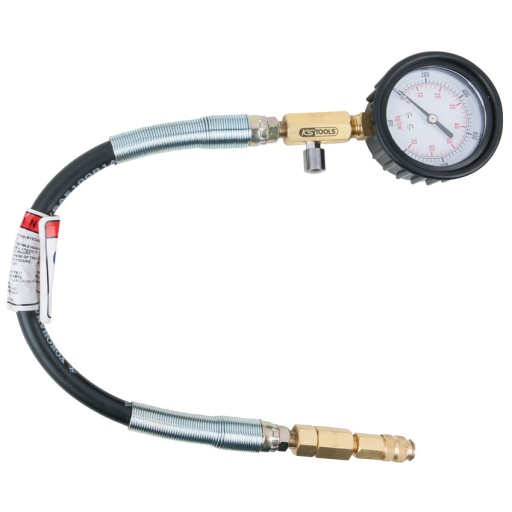 Manomètre avec flexible, 0-100 psi, Ø 70 mm