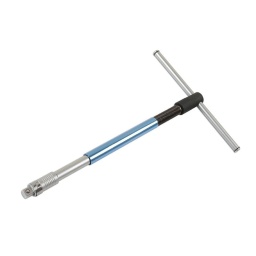 Entraînement double pour douilles à carré de 3/8" et embouts à tige de 10 mm
Facilite le desserrage des boulons et des fixations
Longueur 310mm
En chrome-vanadium avec un manchon en aluminium
  La longueur supplémentaire en fait l'outil idéal pour les endroits difficiles d'accès
