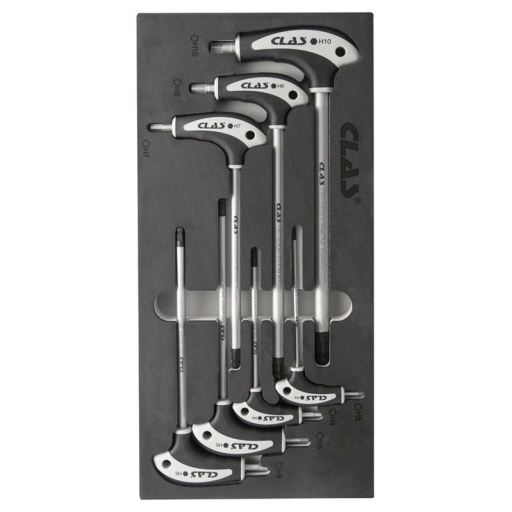 Insert clés en T hexagonal 3-10mm (7PCS)
