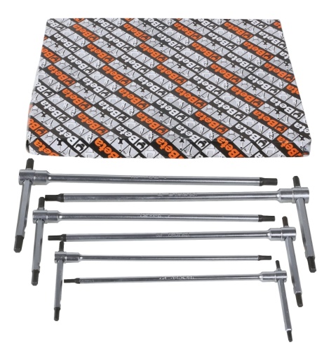 Jeu de 6 clés mâles 6 pans en T (art. 951AS)