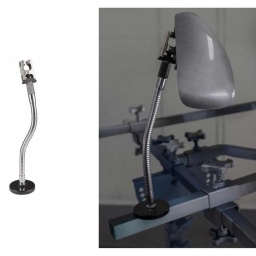 Conçu pour la peinture des petits éléments tels que les coques de rétroviseurs, baguettes, caches plastique... Caractéristiques : - Base aimantée puissante Ø58mm pour fixation aux parois de la cabine de peinture. - Flexible - Ouverture max. : 14mm - Charge max. : 2.5kg - Longueur : 285mm Flexible