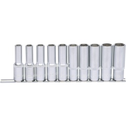 6 pans
Syst&egrave;me FlankTraction
Selon DIN 3124 / ISO 2725
Carr&eacute; d'entra&icirc;nement int&eacute;rieur selon DIN 3120 / ISO 1174-1 avec encoche pour verrouillage par bille
Version longue
Pour une utilisation manuelle
Finition satin&eacute;e
Chrome Vanadium
Comprend un rail de rangement
