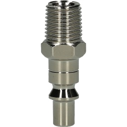 Pour tuyaux d&rsquo;admission d&rsquo;air filetage ext&eacute;rieur 1/4"
corps en acier
Surface nickel&eacute;e
Longueur nominale 7,75 mm
