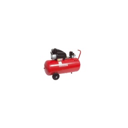 Compresseur 100l à entraînement direct 

- réservoir : 100l
- alimentation: 230v monophase
- puissance: 2ch
- pression max: 8 bars
- volume d'air restitue: 125l/min
- 2 roues fixes 
- dimension : 94x49x73cm
- poids: 43kg