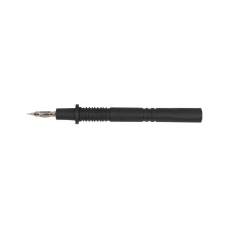 Pointes à tester
- isolée
- pointe amovible pour cordon mvl
- entree diamètre 4 mm - utilisation maximale 24v (10a)
- longueur totale 125 mm 