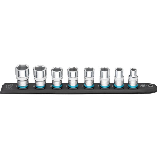 Douille 1/2" torx femelle sur support magnetique 8pc