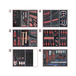 Composition d'outillage pour servante d'atelier ks tools