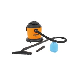 Caracteristiques techniques 
moteur by-pass mono-etage 
tension 230/240 v 
frequence 50/60 hz 
puissance maxi 1200 w 
debit d'air l/sec. 58
dépression maxi 190 mbars
capacite maxi bidon 20 l en pp antistatique 
emissions acoustiques < 70 db (a) 
longueur câble 5 m
accessoires fournis 
dia 36 mm 
1 tuyau ondule avec brosse ergonomique 
2 tuyaux rigides de rallonge 
1 brosse multifonction pour sols et liquides 
1 embout a lance