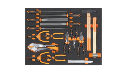 Plateau thermoformé souple avec composition d'outils