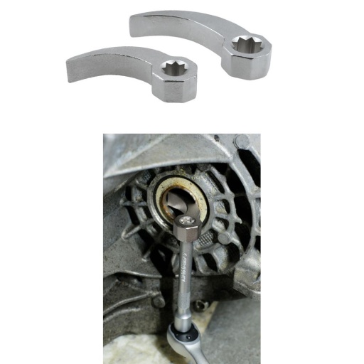 Adaptateur pour pied-de-biche &agrave; carr&eacute; de 1/2" et 3/8"