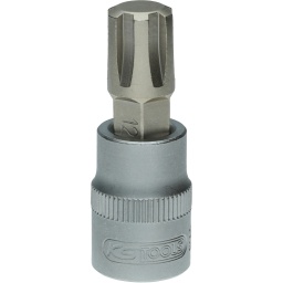 RIBE®
Carré d'entraînement intérieur selon DIN 3120 / ISO 1174 avec encoche pour verrouillage par bille
avec embout tournevis nickelé serti
Pour une utilisation manuelle
Finition satinée