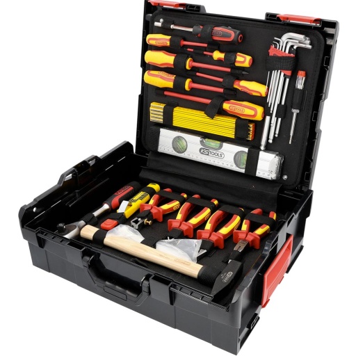L-BOXX avec jeu d’outils électriques 1/4+ 1/2 128 pcs