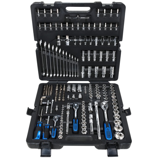 Coffret de douilles CHROMEplus 1/4''+3/8''+1/2'' 216 pièces