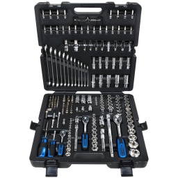 6 pans
Système FlankTraction
Finition chromée
Chrome Vanadium
Coffret robuste en matière plastique