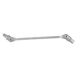 6 pans Articulée Clé extra longue Utilisable dans les endroits exigus Finition satinée Chrome Vanadium 
