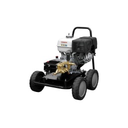 30?220 bars - 510?1080l/h
nettoyeur haute pression eau froide a moteur thermique

?moteur : honda gx390 - 1700 tr/m2
?Réducteur 1500 tr/m2 entre moteur et pompe
?regulation auto de la vitesse
?carburant : super sans plomb
?chariot de transport equipe de 4 roues
?alimentation possible en eau chaude jusqu'a 40°c
?livre avec pistolet. flexible haute pression de 10 mètres et lance a jet réglable