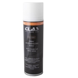 Contenance : 400ml
Spray anti-gravillons permettant de reproduire quasiment a l'identique les antigravillonage fin et moyen. 
Sa formule epaisse apportera une vraie protection au support traite avec une mise en oeuvre facile et rapide.
Forme un revêtement de protection élastique et résistant a l?usure. 
Protege des projections de gravillons et de la corrosion.
Formule epaisse exclusive. reste souple apres sechage