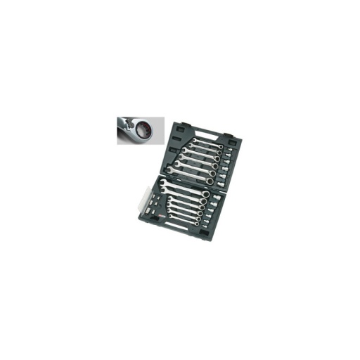 Coffret clés mixtes à cliquet gear plus ring-stop 30 pièces