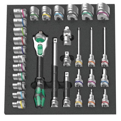 Module douille 1/2 Wera 31 pièces