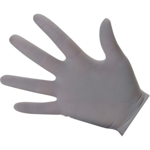Boite de 100 gants jetables poudres ambidextres latex