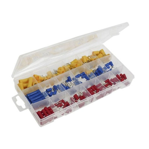Assortiment de 180 cosses isolées assorties 