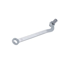 Clé 2-en-1 pour bouchon de vidange conçue spécialement pour les véhicules BMW et Mercedes-Benz. Elle comporte une clé hexagonale coudée de 14 mm à une extrémité, pour s'adapter aux bouchons de vidange de transmission et de différentiel, et une clé de 17 mm à 6 pans à l'autre extrémité pour les bouchons de carter d'huile moteur.

Conçue pour l'entretien des fluides de transmission de la plupart des véhicules BMW et Mercedes-Benz. Idéale pour accélérer les visites d'entretien et les vidanges.
Longueur : 243 mm.
L'embout de la clé hexagonale de 14 mm est destiné aux bouchons de remplissage et de purge des carters de transmission/différentiel.
La clé de 17 mm à 6 pans s'adapte au bouchon de vidange d'huile moteur.
En chrome-molybdène avec finition satinée ; clé hexagonale de 14 mm en chrome-vanadium.