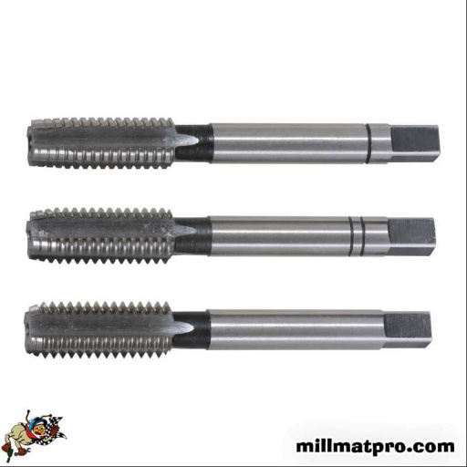 Jeu de 3 tarauds à main HSS, M11