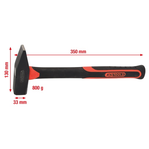 Marteaux de mécanicien manche en fibre 800g