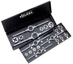 Coffret de Filière rondes P.V.14 + 7 guides HSS-G M 3 - 12