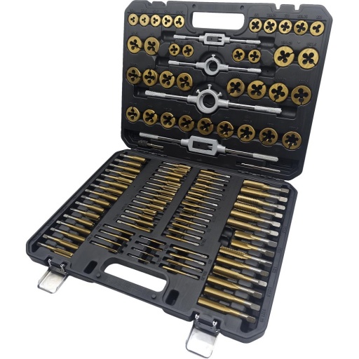 Jeu de tarauds et fili&egrave;res TiN COMPETITION, 110 pcs