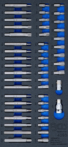 Module d'embouts assortis 49 pièces