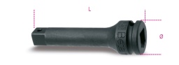Rallonge carrés mâle et femelle 3/8"