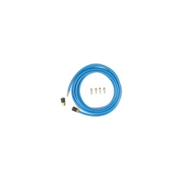 Rallonge de 5 mètres tuyaux air 8x14 mm 
- equipee de 2 raccords rapides femelles.
- livre avec 3 raccords mâles 1/4 et 1 femelle