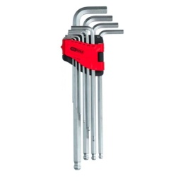 Jeu de clés mâles 6 pans à tête sphérique extra-longues, 1/16'' à 3/8''
Selon DIN / ISO 2936
Dimensions en pouce
Tête spécifique pour empreintes de vis abimées sur la partie courte
Tête sphérique sur la partie longue
Étui de rangement
Acier trempé
Clé mâle 6 pans à tête sphérique extra-longue, 1/16'', 5/64'',3/32'',1/8'', 5/32'', 3/16'', 7/32'', 1/4'', 5/16'', 3/8''