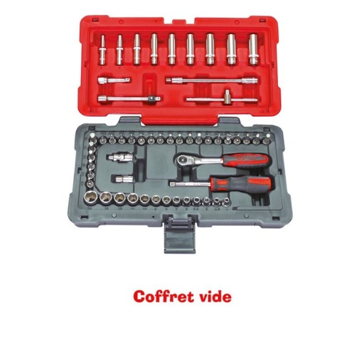 Coffret de rangement de douille 1/4