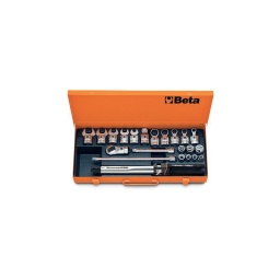 Clé dynamométrique 668/10 et accessoires
- clé dynamométrique à attachement à déclenchement 20-100nm
- réglage rapide
- utilisable pour serrage droite ou gauche 
- précision de serrage : ?4%
- emmanchement 16mm - long 340mm 
- composition:
- 668/10 100 nmm  
-  612  3/8   
-   617  3/8   
-  642 10-13-14-17-19 mm   
-  652 10-13-14-17-19 mm   
- douilles 3/8-8-10-11-13-14-17-19 mm   
- rallonges 125 mm - 250 mm 
- qualité premium beta depuis 1939