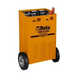 Chargeur / démarreur de batterie 12/24V sur roues
Chargeurs et démarreurs de batterie portables Autostar. 
Equipé de sélecteurs et d'ampèremètres permettant de réguler et d' afficher avec précision le niveau de courant de charge. 
La sécurité est assurée par des fusibles internes de protection contre les courts-circuits et les inversions de polarité ainsi que par des protecteurs thermostatiques de démarrage prolongé. 
Le Car Protection System (CPS) permet d'activer et de désactiver automatiquement la fonction Boost, protégeant ainsi à la fois la batterie et l'électronique du véhicule. 
Autostar : le choix professionnel pour l’entretien automobile.
Données techniques :
Alimentation (monophasée) : 230 V - 50/60 Hz
Puissance : 3600 W
Tension : 12/24 V
Courant maximal : 150 A
Courant de charge : 120 A
Courant max de suralimentation : 2000 Acc
Courant de démarrage : 1 100 A
Capacité de charge : 2250 Ah 15h
Positions de charge : 12 + boost
