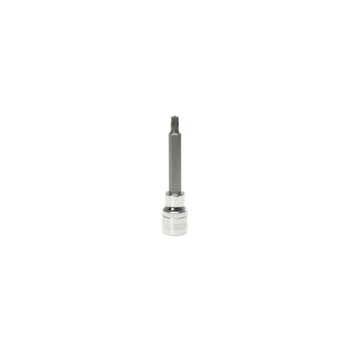 Douille tournevis 110mm torx percé 1/2  chrome plus t20
