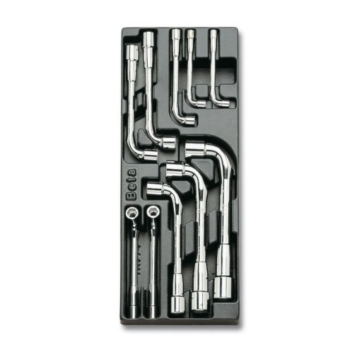 Module termoformé clé à pipe beta 6 a 19mm 10 pièces