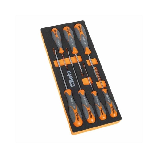 Module mousse tournevis plats et cruciformes betamax